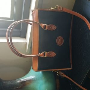 Vintage Dooney & Bourke pebbled leather satchel- A Classic Bag